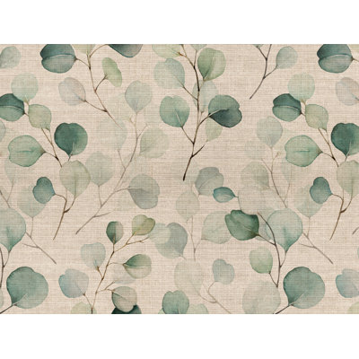 Burchett Vinyl Machine Printed Area Rug