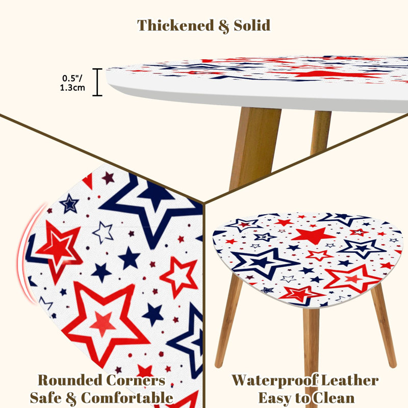 Ensemble de 2 tables basses gigognes Triangle