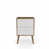 Brun rustique / Blanc