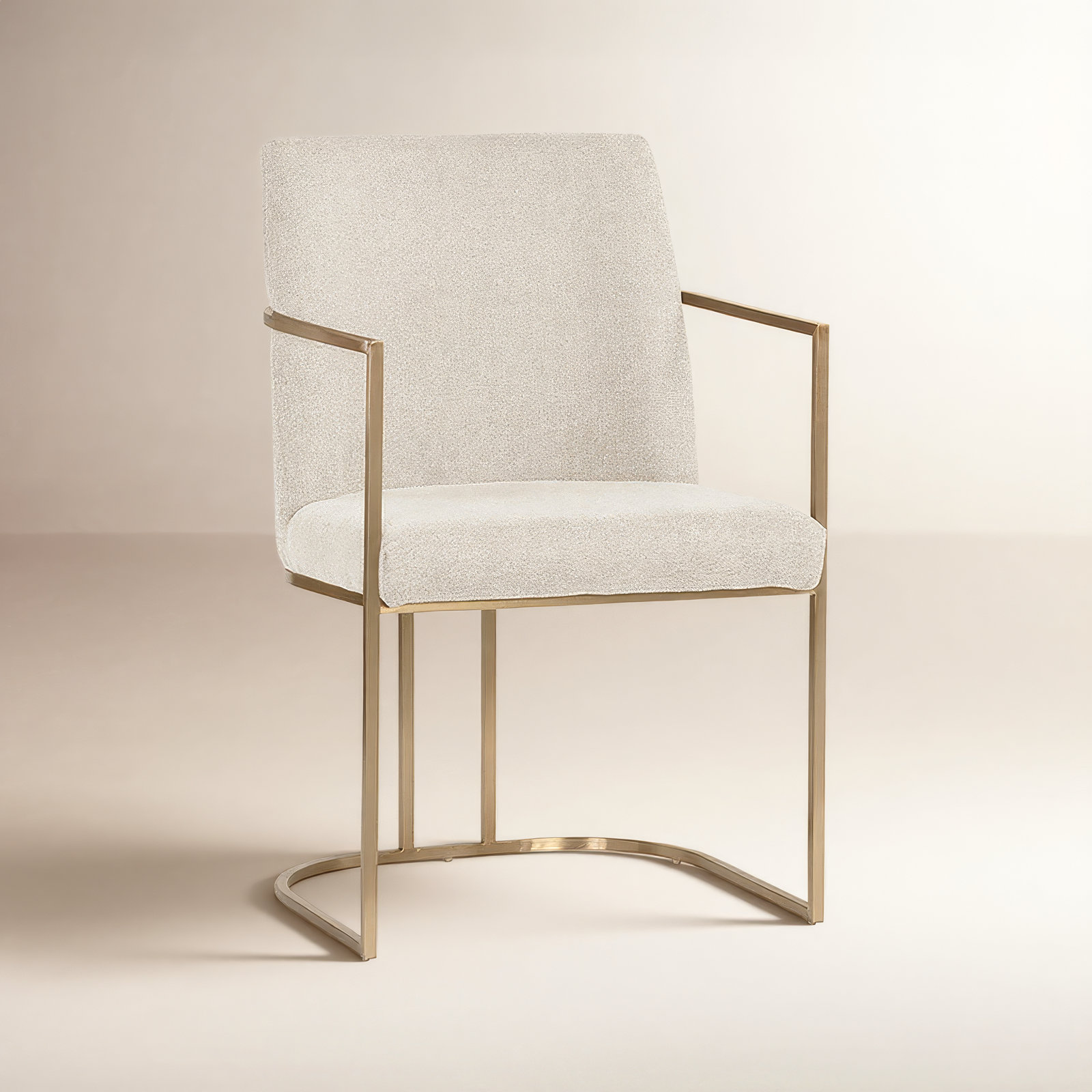 Caddo Armchair, Cream Performance Basketweave