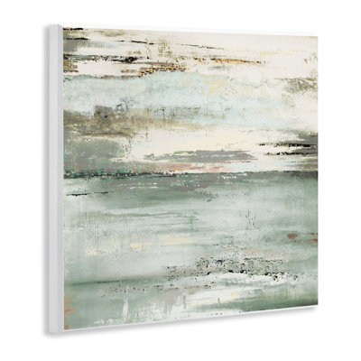 Plaque murale abstraite The Seafoam Ones, design par Patricia Pinto