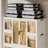Portable White Wardrobe With 12 , 2 Hanging Rods And Organization Large Storage Closet Magnetic Doors. & For Clothes. Holds Items, Sheets. Pp Abs. Quick Setup.