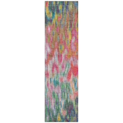 Machine Washable Indoor/Outdoor Amanda ACN2129 Abstract Rug