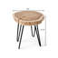 Table d'appoint Foxley avec pattes en métal