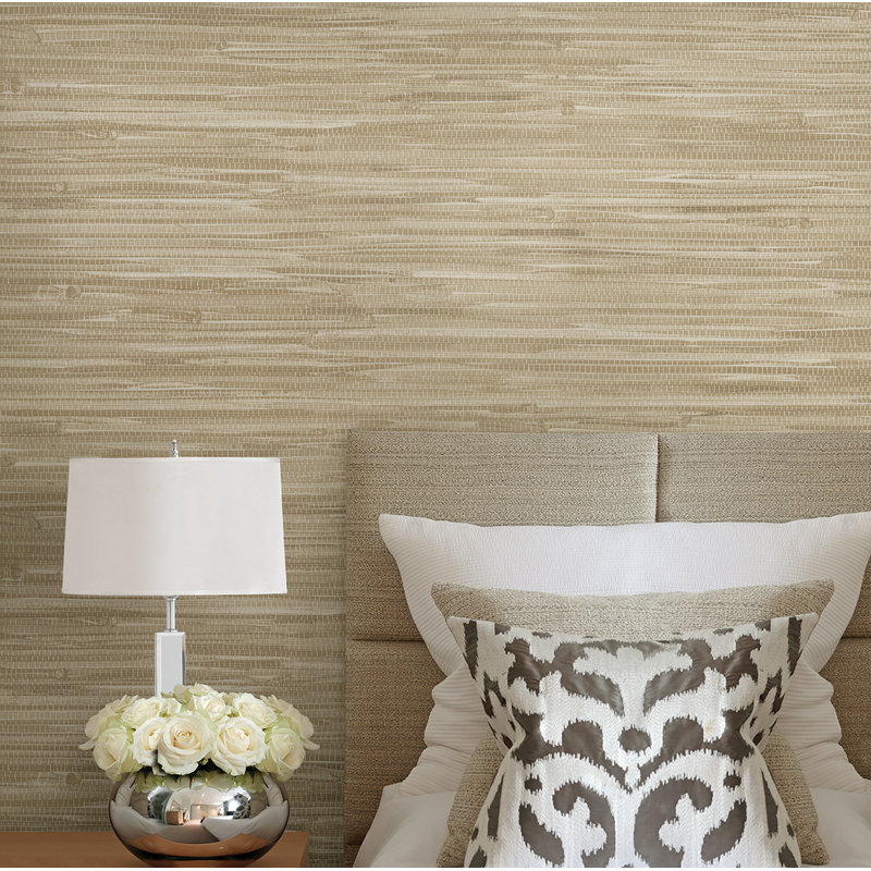 Rouleau de papier peint 36 pi x 24 po Eugenia, Beige