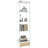 Antique - Style Tempered Glass Display Cabinet With Drawer, Locking Storage And Adjustable Led Lights For Small Bedrooms' Showcase Modern 1 Door 4 Shelves Bookshelf 13 Colour Easy To Install Feature-40686475