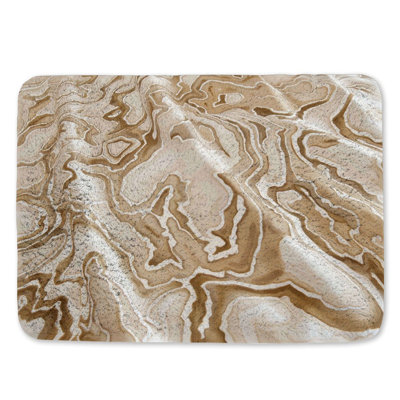 Kapil Microfiber / Microsuede Non-Slip Bath Mat