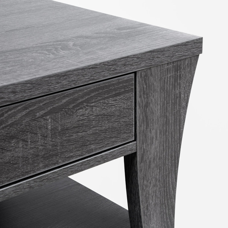 Vernel End Table with Storage