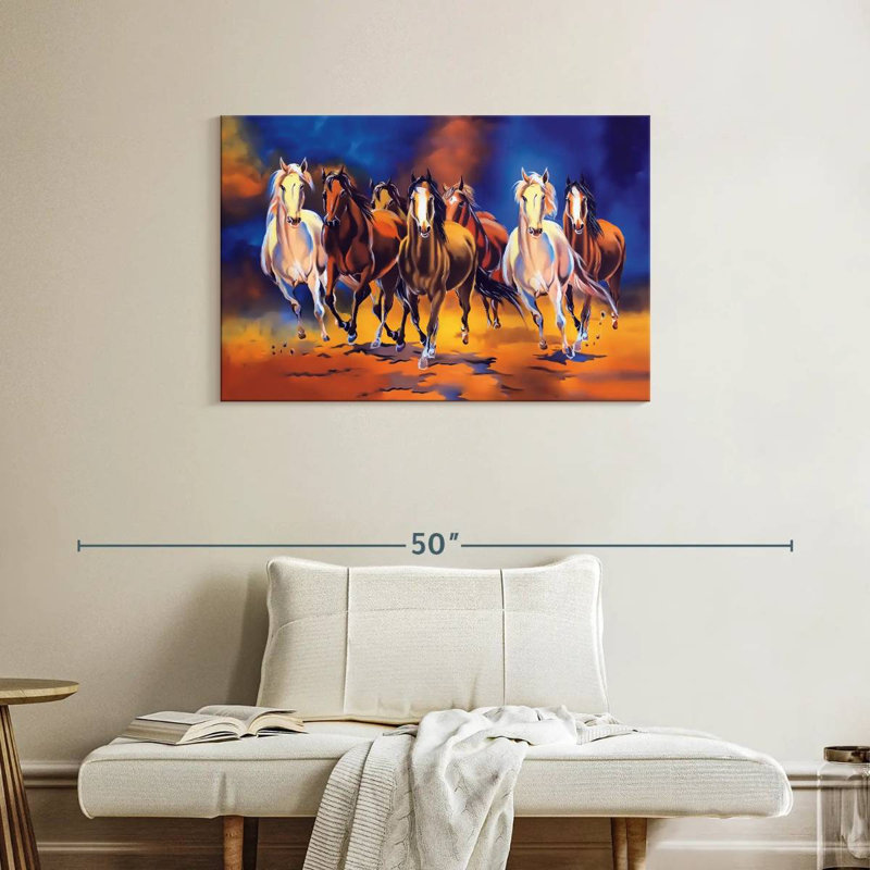 Brampt Vaastu Horses, 24" H x 36" W