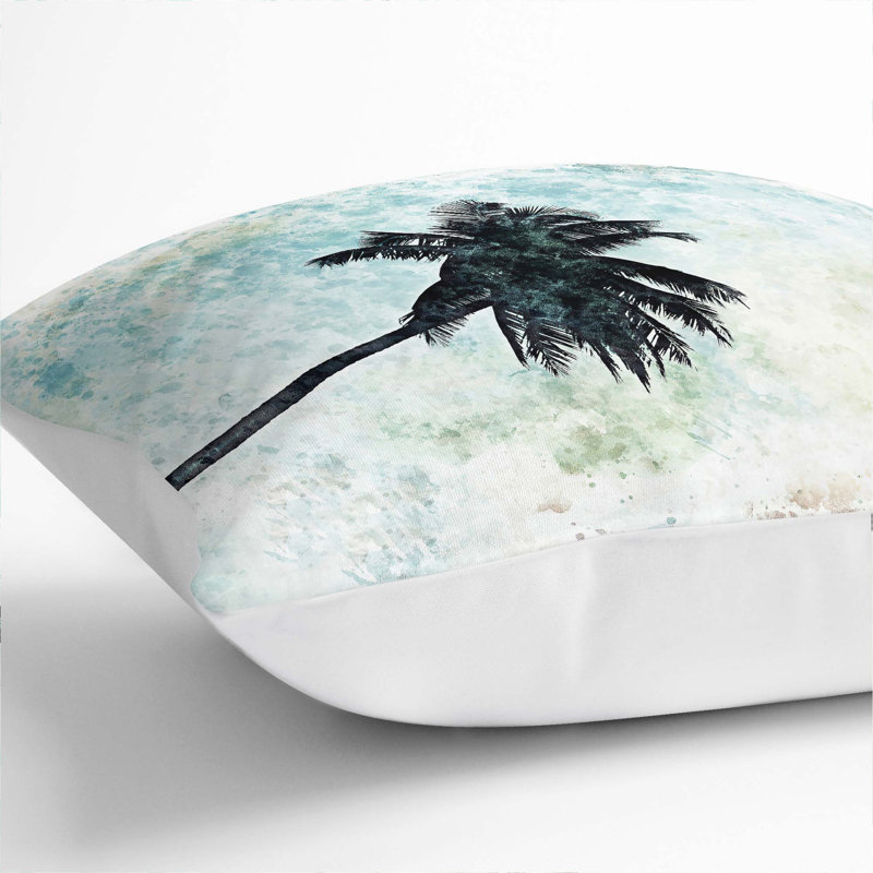 Square Throw Cushion, 55cm H x 55cm W x 20cm D, White