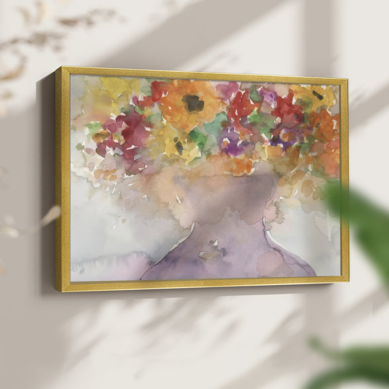 «Garden Flair I», reproduction encadrée, H 16 po x l 20 po
