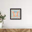 Casablanca to Paris Peach Print Glam Jungle by Oliver Gal, Black Frame, 12 x 12-529172323-529172325