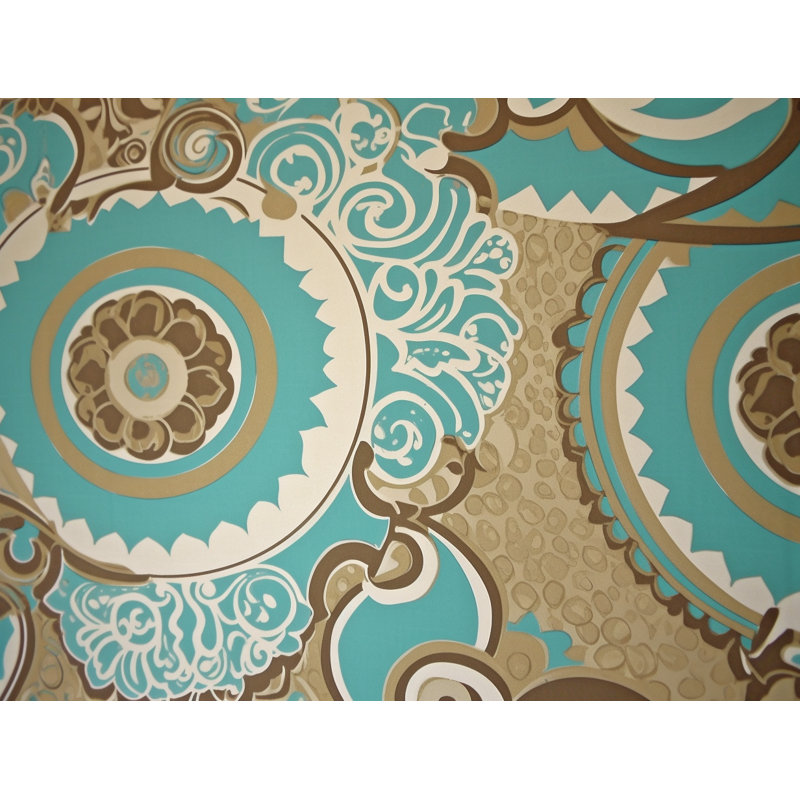 Funky Bedding, Gold/Green Abstract, Queen Comforter