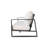 Sofa + Rectangular Coffee Table, Light Brown Cushions