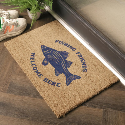 Cheverly Non-Slip Animal Print No Holiday Doormat
