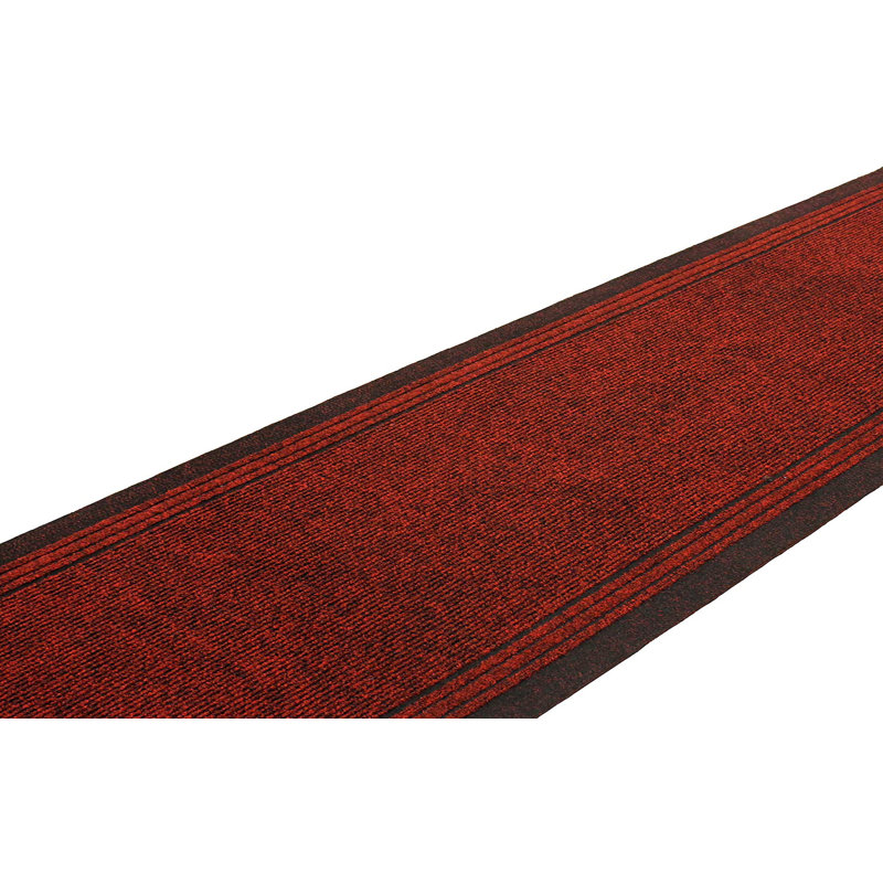 Pacjo Non-Slip Striped Doormat, Red, Runner 67 x 274.32cm
