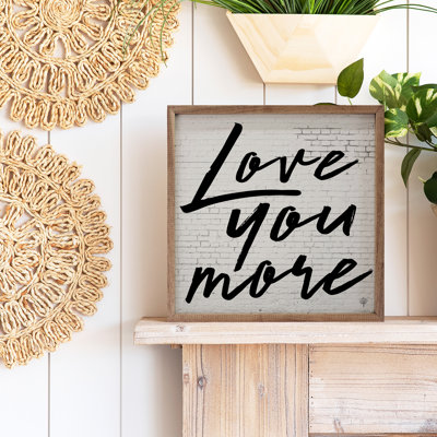 Love You More - blanc délavé