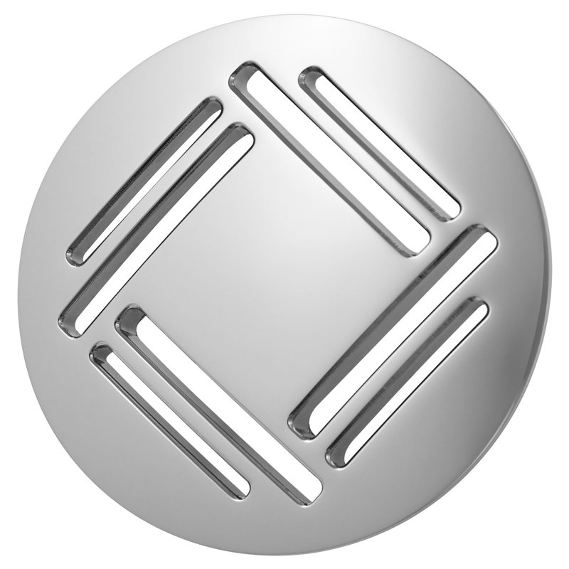 Belshire Grid Drain, Polished Chrome