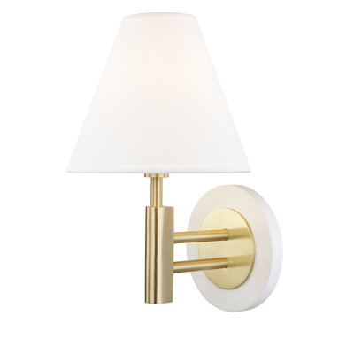 Robbie 7.5" 1-Light Linen Wall Sconce