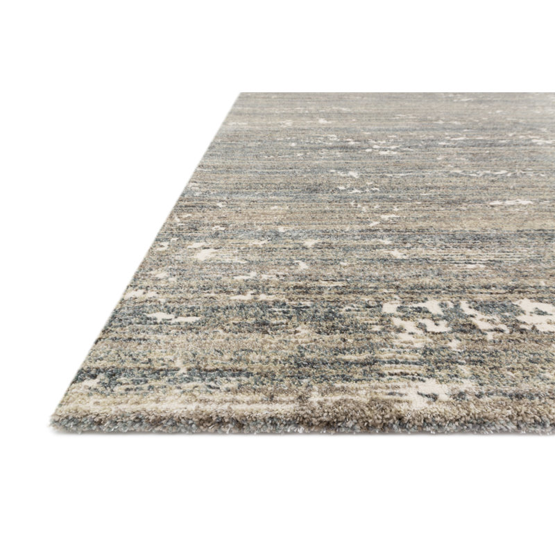 Tergel Abstract Fog Area Rug, Rectangle 2'7" x 4'