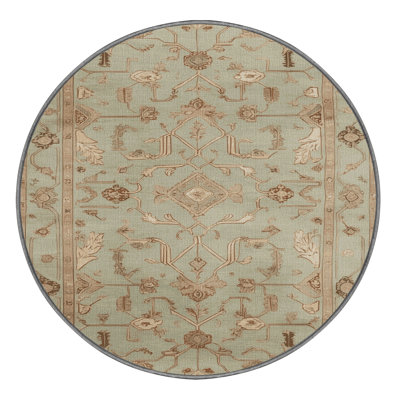 Machine Washable Afyon Brown Area Rug