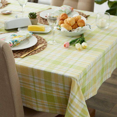 NAPPE PLAID LEMON BLISS 60X104
