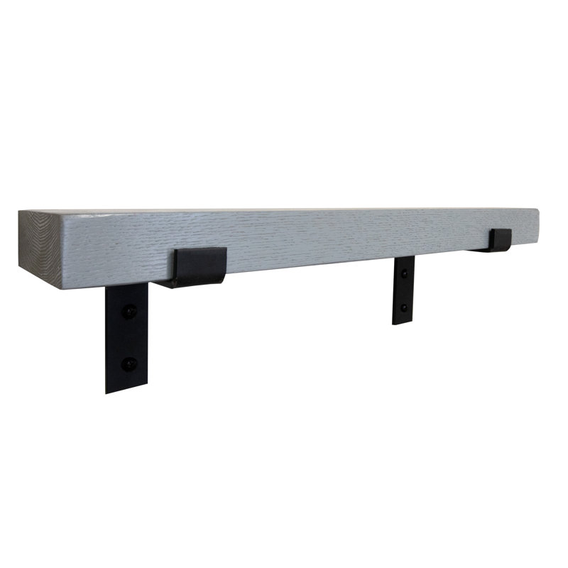 Rayne Red Oak Bracket Shelf, 2" H x 17" W x 6" D