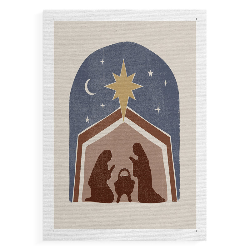 Boho Nativité I - Impression sur toile seulement - NON-CADRE, H 12 po x l 8 po