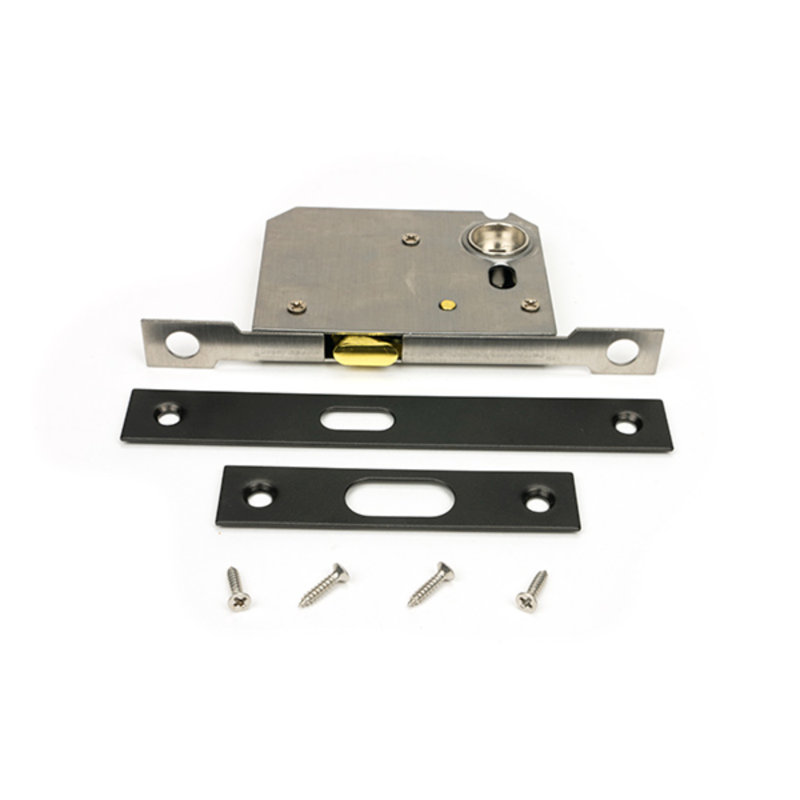 Sliding Door Lock, Aged Bronze