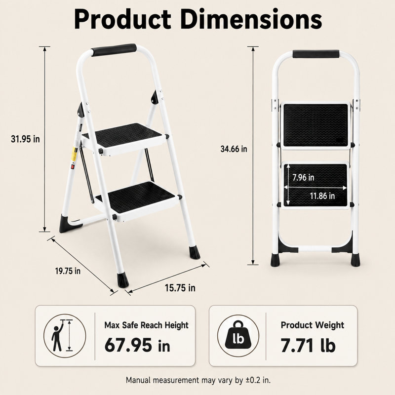 Compact Two Step Stool