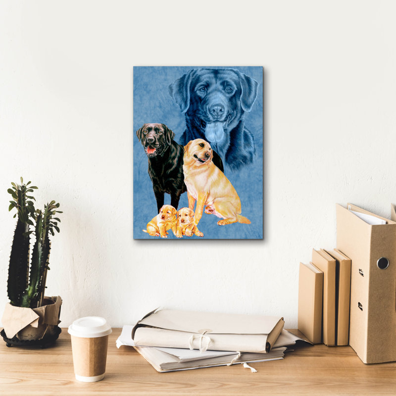 «Labrador Retriever» par Barbara Keith, H 16 po x l 12 po