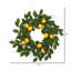 24" Artificial Green and Yellow Salal Leaf Lemon Wreath