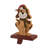 7.76"H Wooden/Metal Dog Stocking Holder