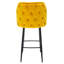 Entrada Upholstered Counter Stool with Metal Frame-821791681
