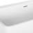 67" X 31" Back To Wall Rectangular Alcove Soaking Acrylic Bathtub In White, With Polished Chrome Overflow