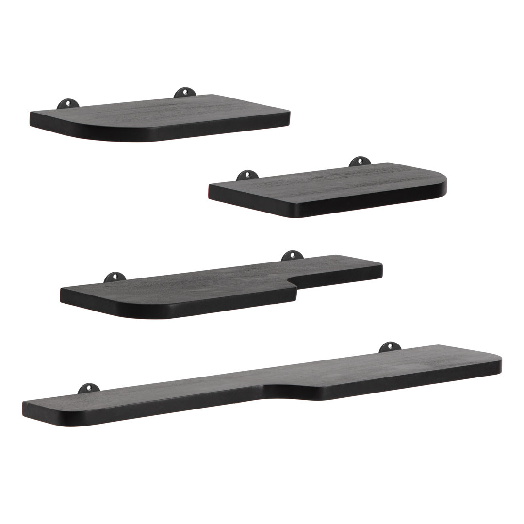 Valetta 4 Piece Mango Floating Shelf (Set of 4) AllModern 