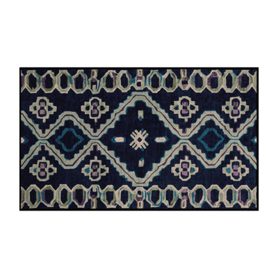 Tapis gris lavable à la machine