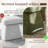 Modern Chenille Swivel Dining Chair, Open Back – 360° Rotating Design for Dining Room-784071239