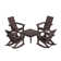 Ensemble de conversation à chaises multiples 5 pièces Leta
