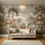 Adhésif mural ciel nuageux oiseaux tropicaux-2068528436-2068528398