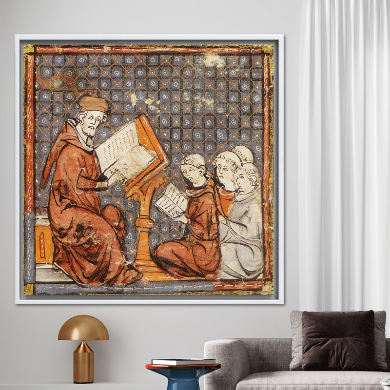 Print on Canvas, 80 cm H x 80 cm W, White Floater Framed