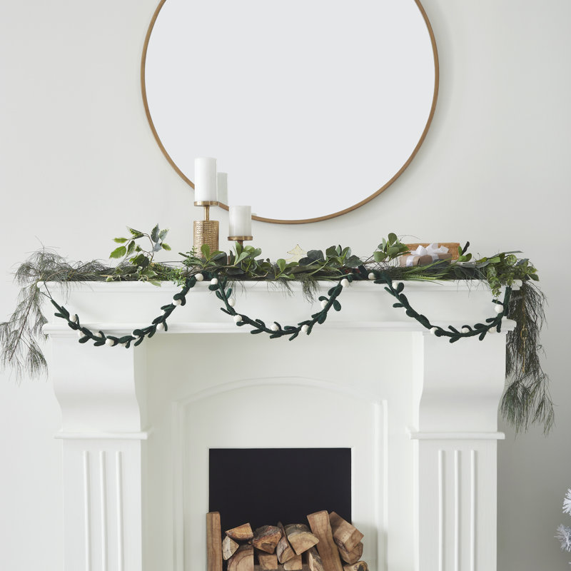 6' Black Novelty Garland