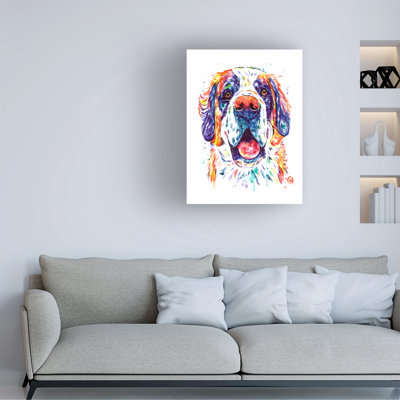 «Lisa Whitehouse Saint Bernard», art sur toile