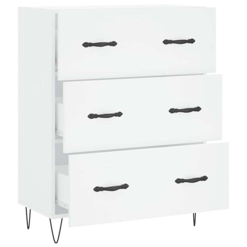 Mareda 69.5cm W 3 - Drawer Chest of Drawers, White