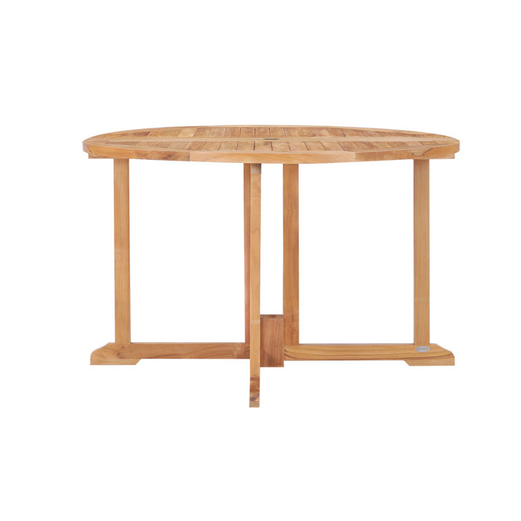 Outdoor Round Teak Dining Table