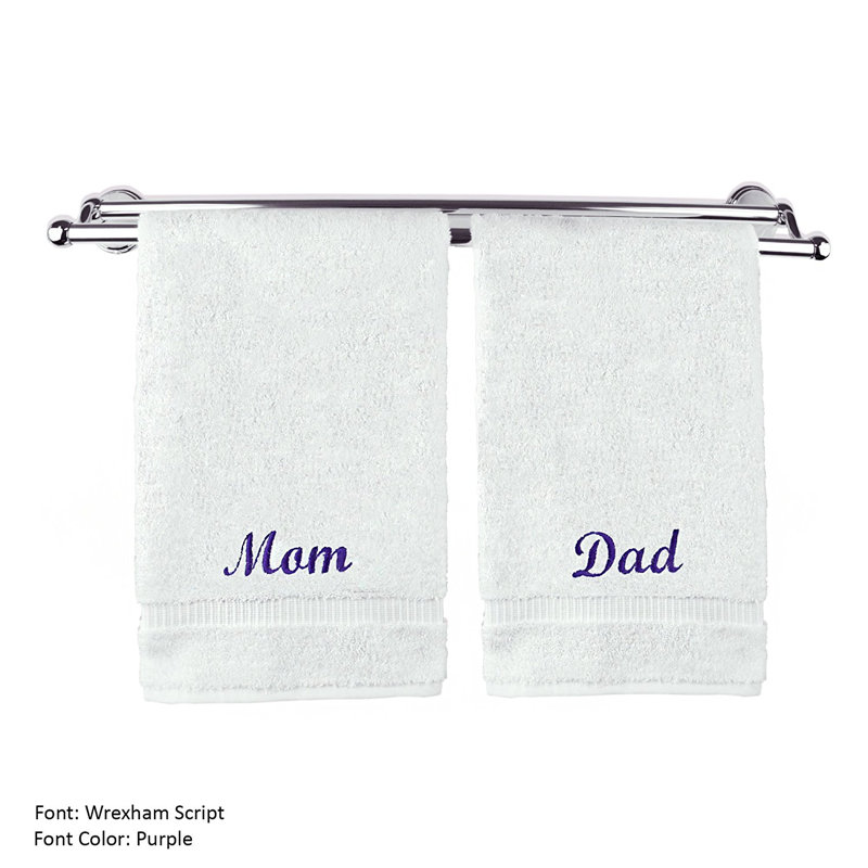 Ensemble de 2 serviettes en coton Finkelstein