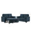 Upholstered Tufted Convertible Pull-Out Sleeper Sofa Bed - Adjustable Backrest With 2 Soft Pillows-953584266