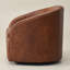 Fauteuil pivotant 100% cuir véritable-630107206