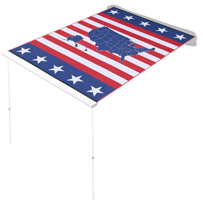 Yescom 54.53'' W x 0.04'' D Polyester Cover Retractable Fabric Replacement