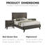 Ensemble de chambre à coucher 3 pièces Keni-98056203